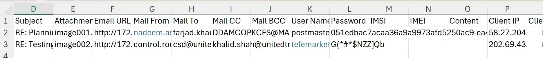 遭拦截邮件内容